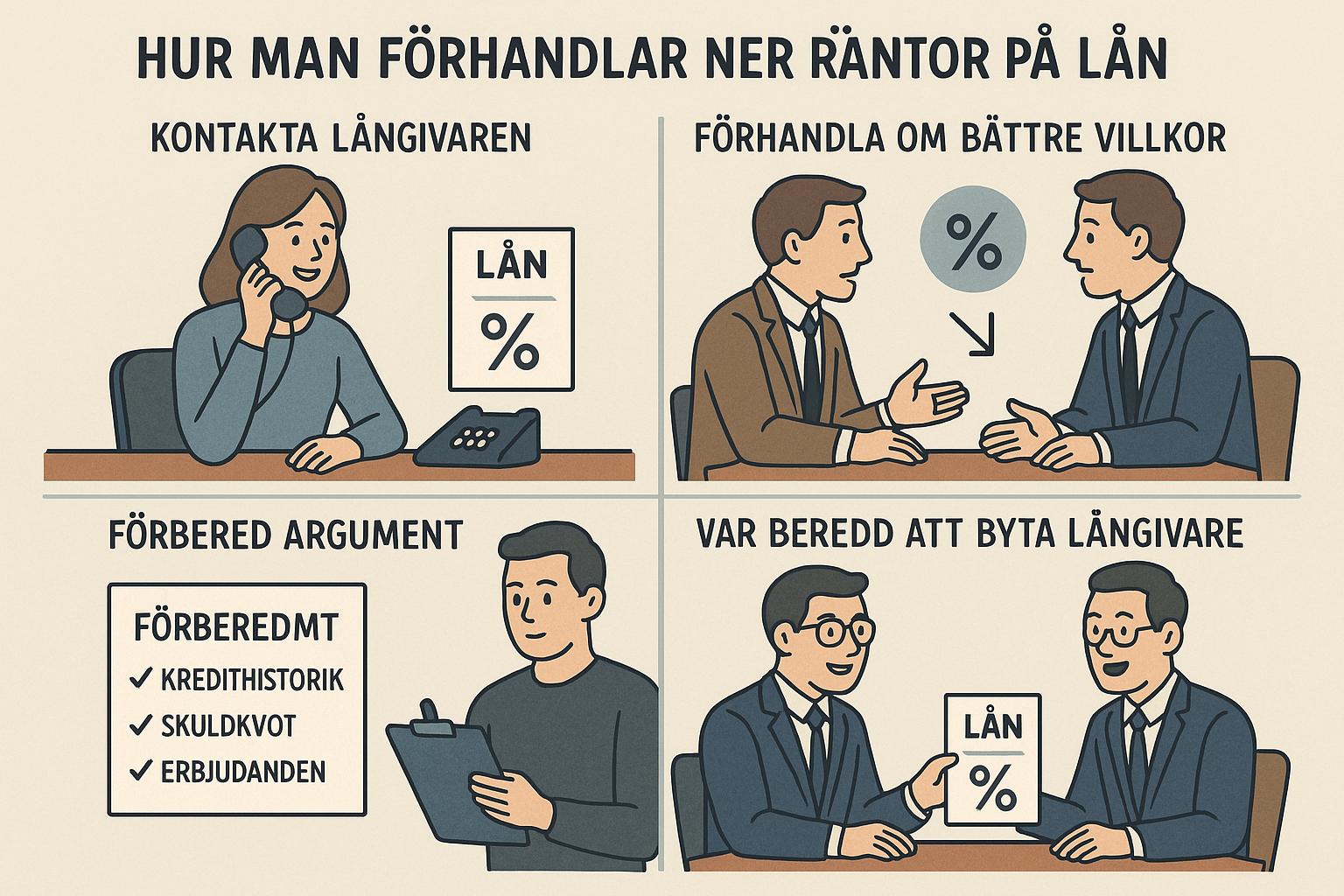 Hur man förhandlar ner räntor på lån