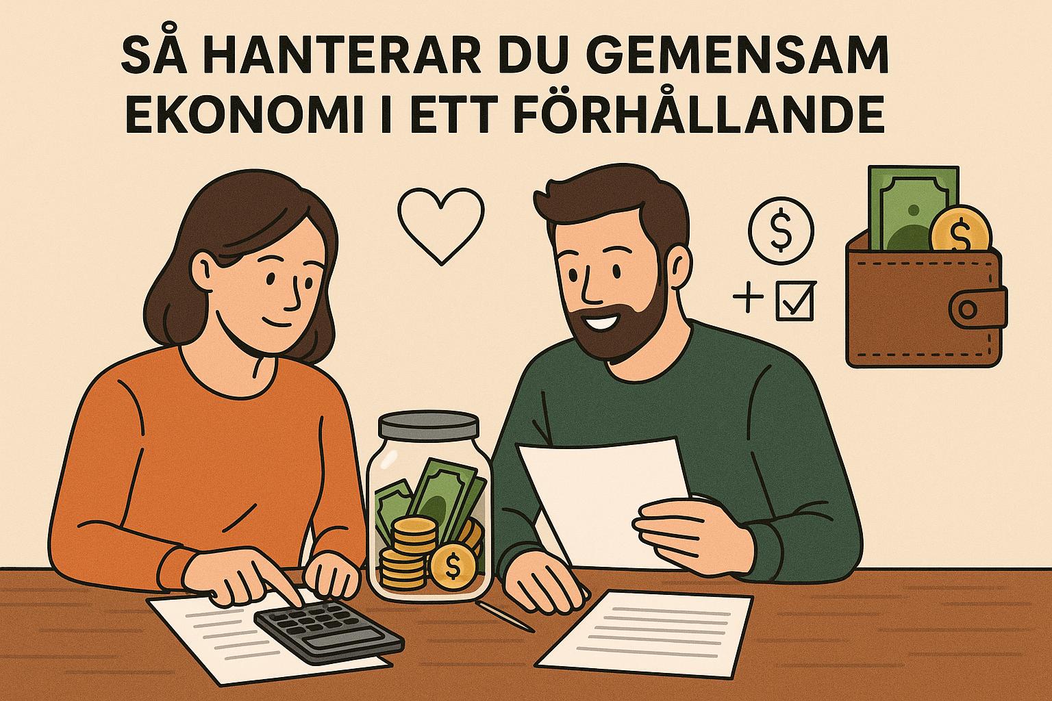 Så hanterar du gemensam ekonomi i ett förhållande