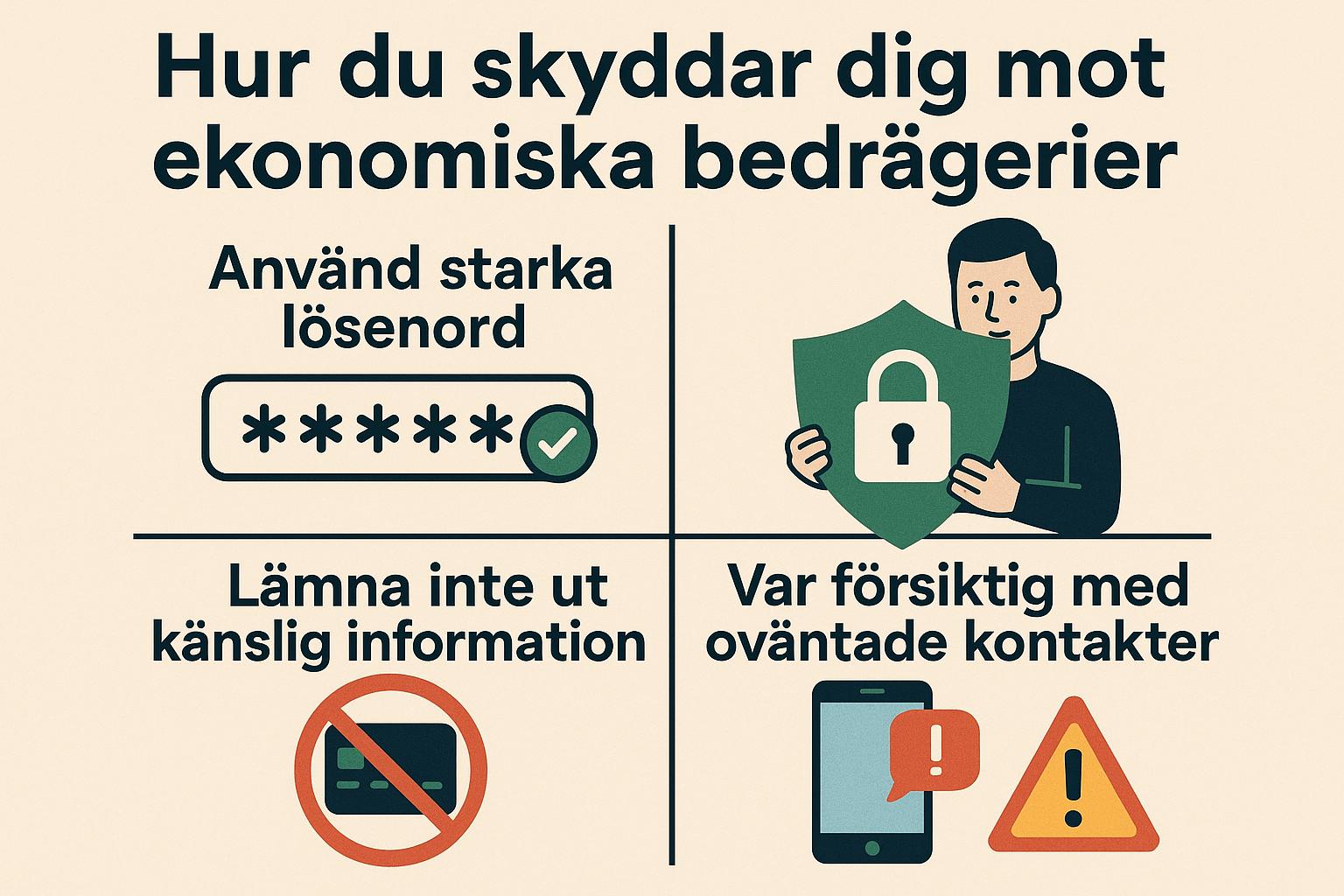 Hur du skyddar dig mot ekonomiska bedrägerier