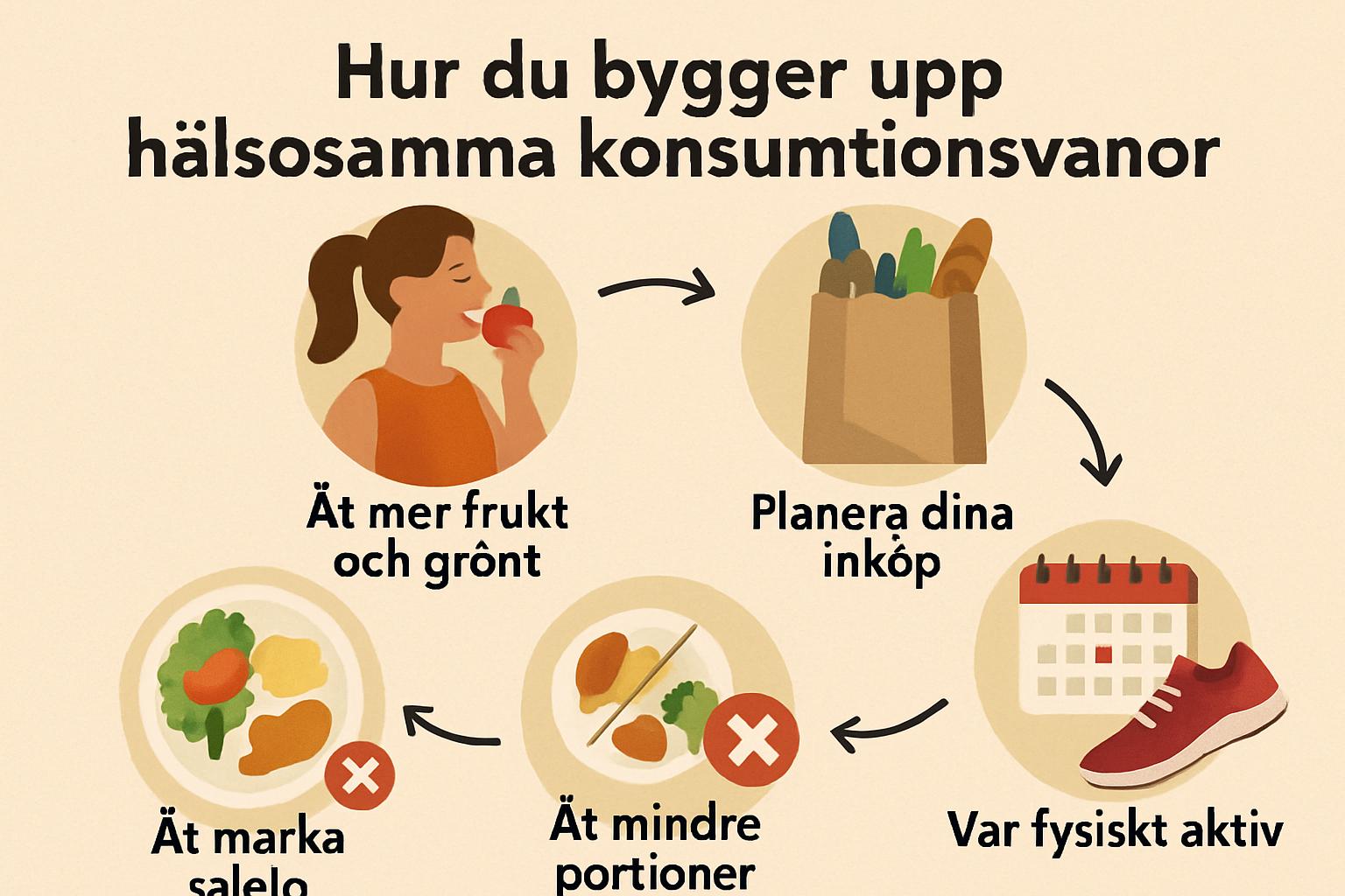 Hur du bygger upp en hälsosam konsumtionsvanor
