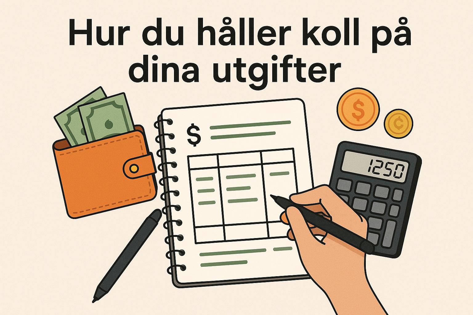 Hur du håller koll på dina utgifter