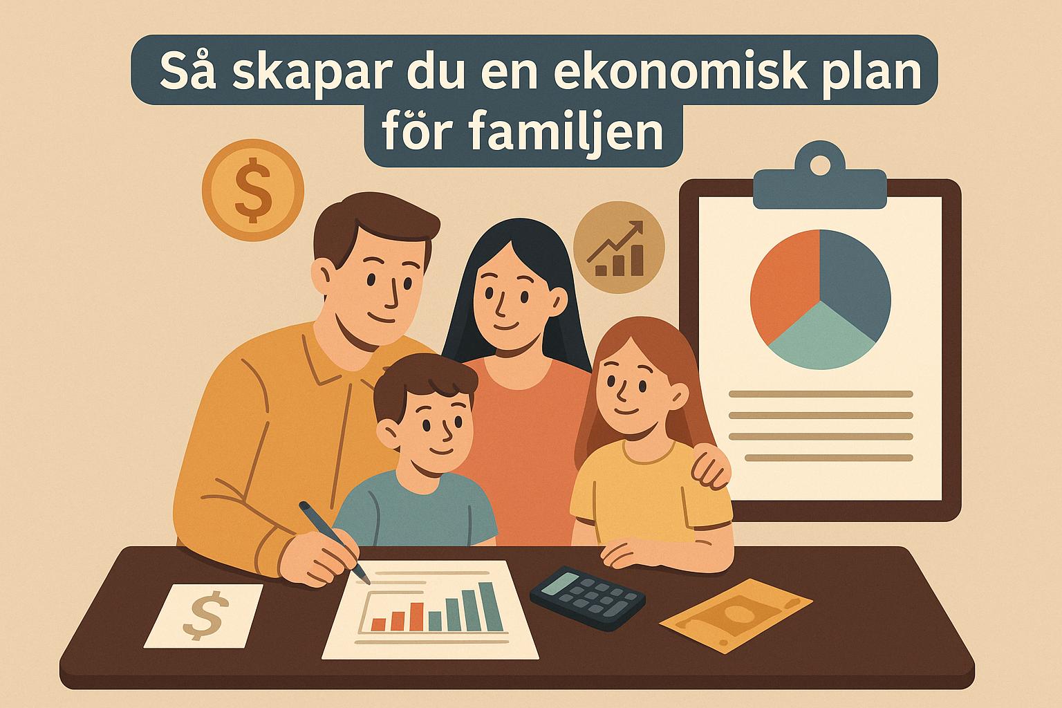 Så skapar du en ekonomisk plan för familjen