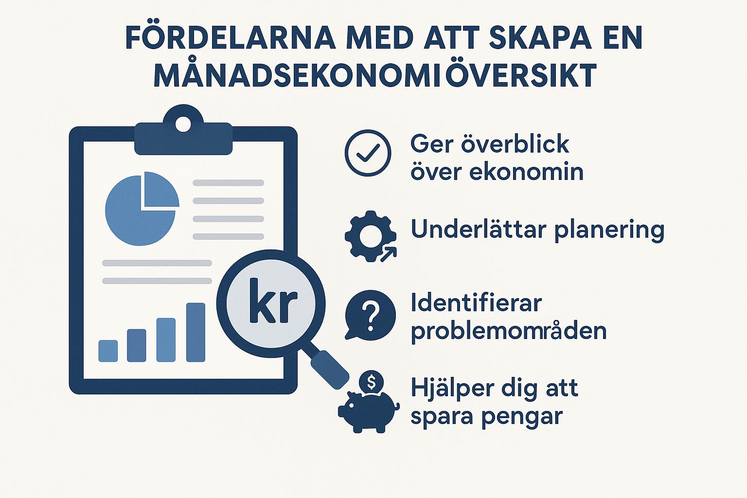 Fördelarna med att skapa en månadsekonomiöversikt