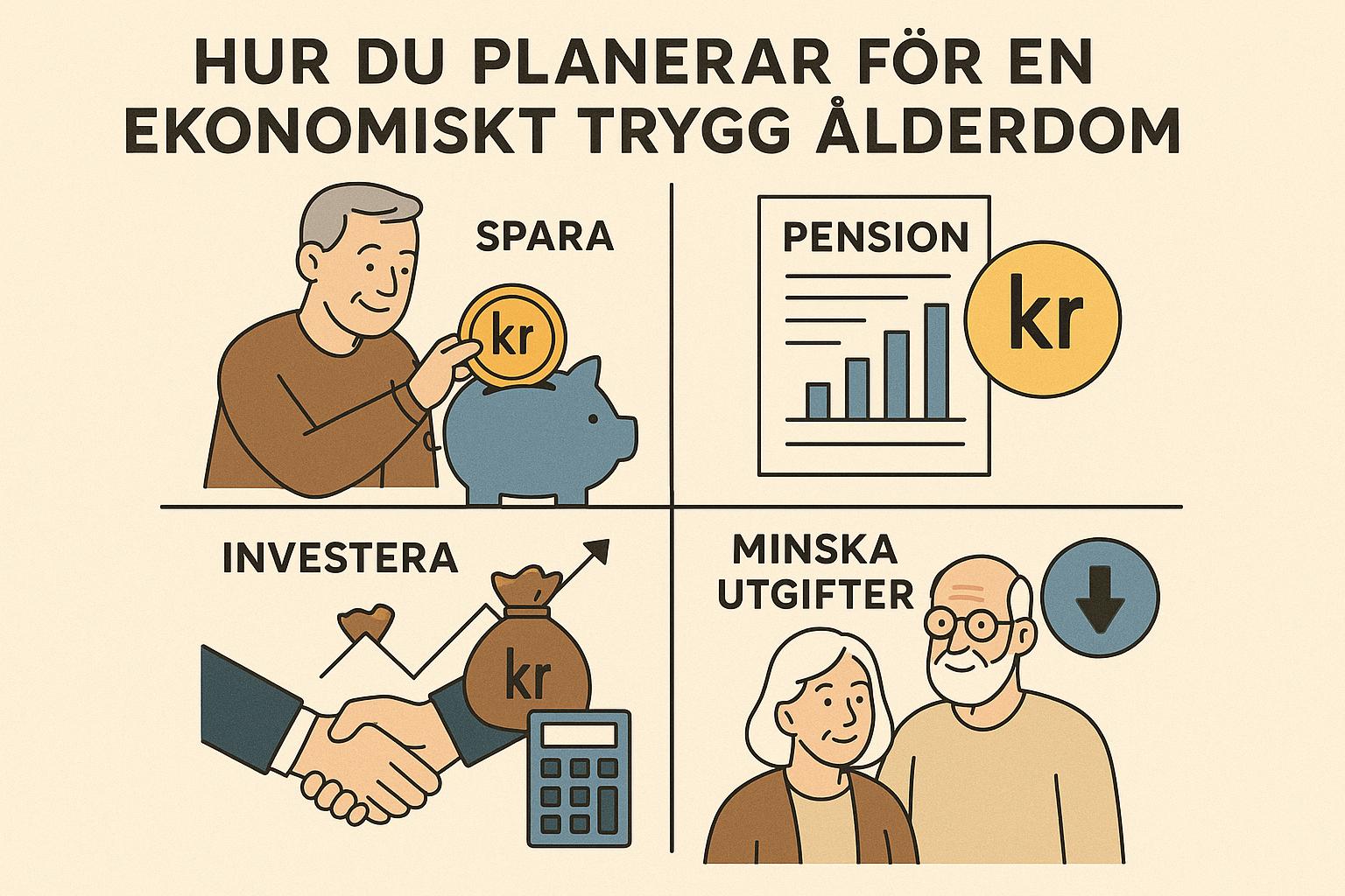 Hur du planerar för en ekonomiskt trygg ålderdom