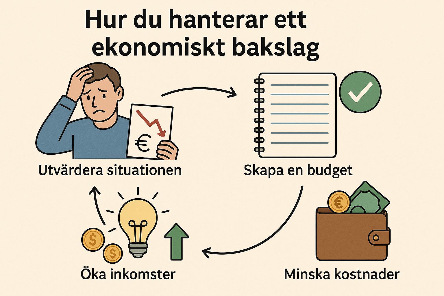 Hur du hanterar ett ekonomiskt bakslag